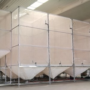 EPS automatic silo system for expandable polystyrene beads