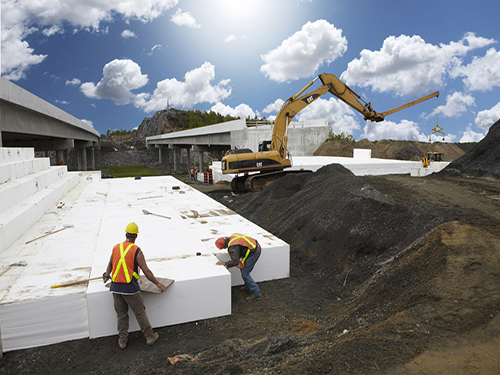 EPS Foam Blocks for Waterproof Road Construction